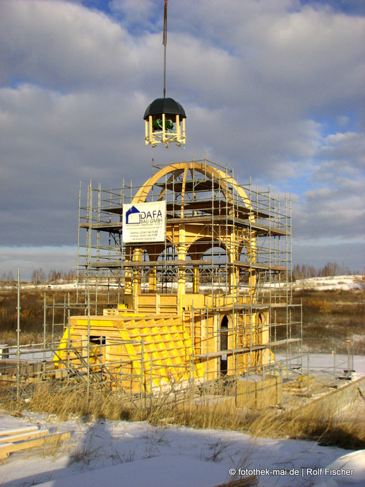 Rohbau der Vineta am Ufer