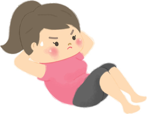 健康的なダイエット　運動で引き締め