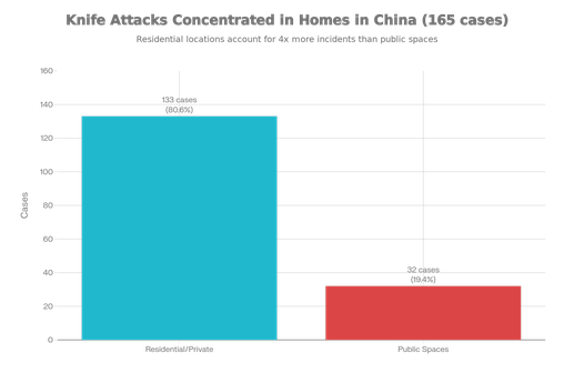 Types de lieux spécifiques des attaques : résidentiels vs publics