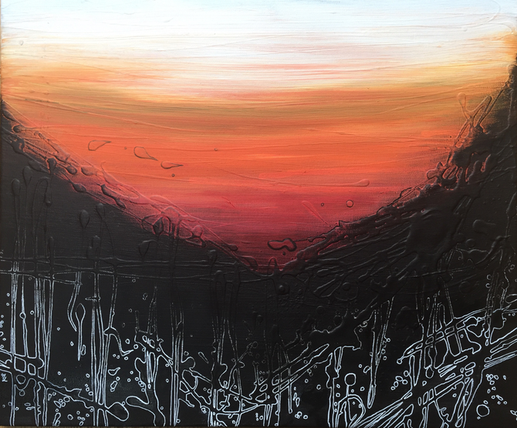 "oranginaire" - 55 x 46 X 2 cm