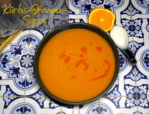 Knallige Farben bei trübem Wetter: Kürbis-Orangen-Suppe aus dem Instant Pot