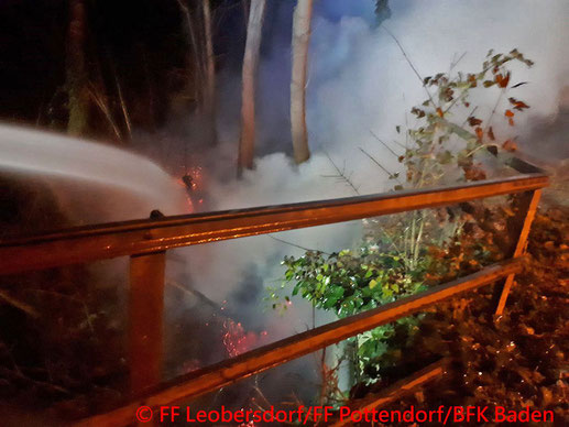 Feuerwehr; Blaulicht; BFKDO Baden; Brand; FF Leobersdorf; FF Pottendorf; Silvester;