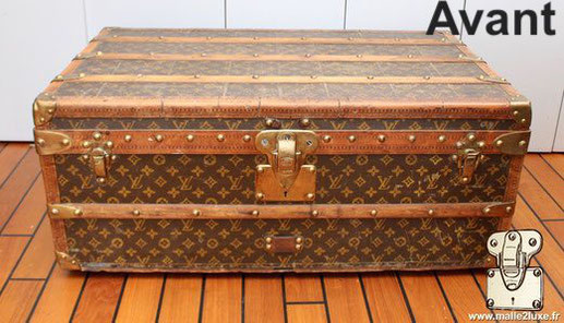 Malle cabine ancienne LV 1920
