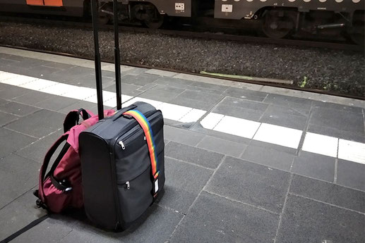 Carry-on luggage only, traveling around the world
