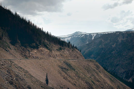 From Yellowstone to Red Lodge, Highway 212, Beartooth Highway, USA