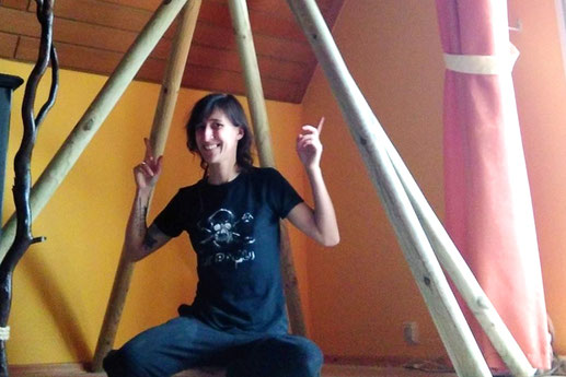 Tipi im Wohnzimmer, Tipi selbst bauen, DIY