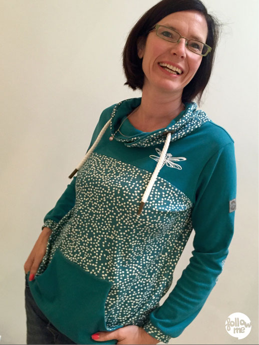 Pull*it*over Ladies - locker sitzender Pulli mit Kragen, Kapuze oder Stehkragen, mit oder ohne Fronttasche oder Eingrifftaschen.