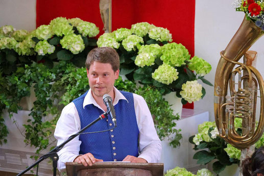 Markus Schindele Vorstand der Musikkapelle Aitrang