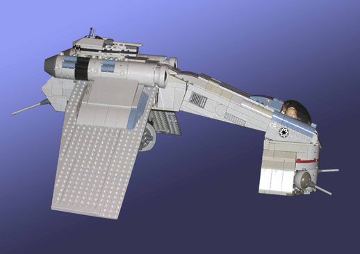 LAAT c Dropship Low Altitude Assault Transport Carrier Bricker