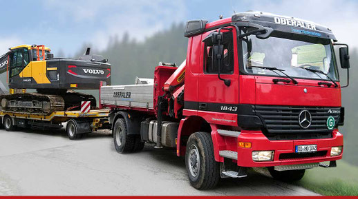 Transportunternehmen Nußdorf, Oberbauer Transporte und  Baggerbetrieb 