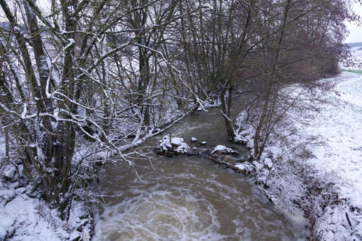 Un silence seulement troublé par l'eau d'un ruisseau.
