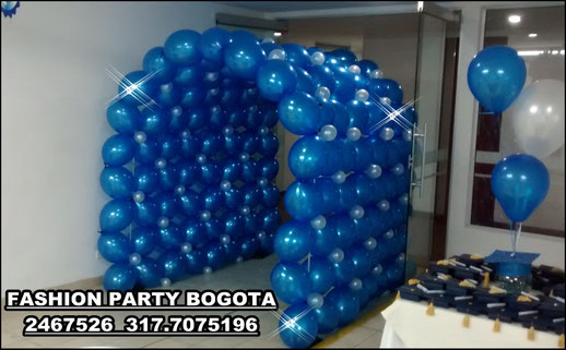 Decoracion en Globos Inflados con helio en Bogota a Domicilio