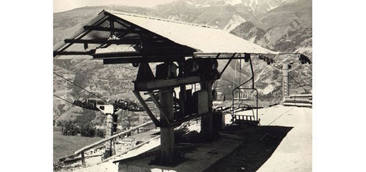 Station de ski des Arcs 1600, illustration historique de son aménagement alpin