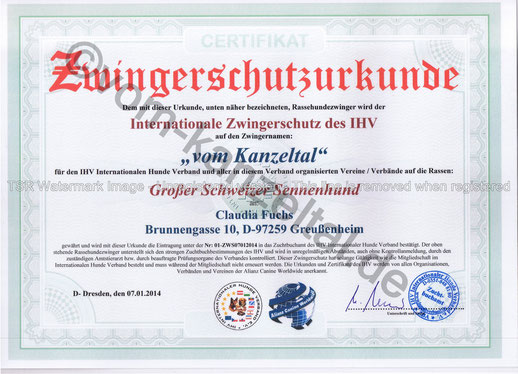 Zwingerschutz zum Kanzeltal
