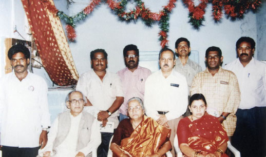 Madhusudan and Subhuddra with friends. Photo courtesy of Nan Wicker