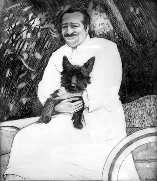  Billy Ward sketch was a wedding gift 25th February 1990