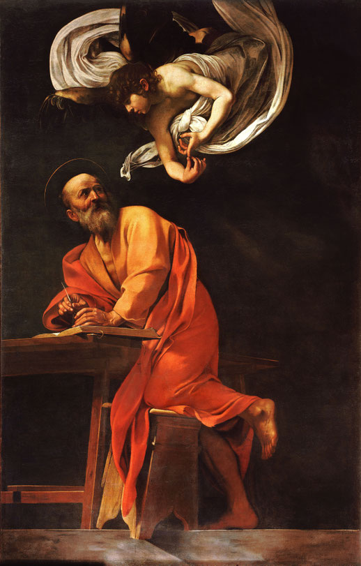 Caravaggio, "San Tommaso e l'angelo"