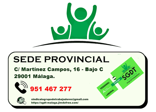 sindicato, grupo de trabajadores, málaga, sgdt, personal laboral, junta de andalucía, concursos, procesos selectivos, empleo publico, carrera profesional, derechos, baremo, acceso, promoción, traslado, administración general, función pública
