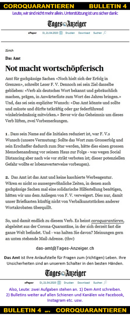 Archiv Coroquarantieren