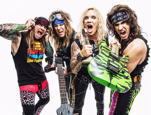 Glam-Metal? Sleaze-Rock? Parodie oder Ernst? Bei der kalifornischen Band Steel Panther verschwimmen die Grenzen auf eine coole Art und Weise. Foto: David Jackson