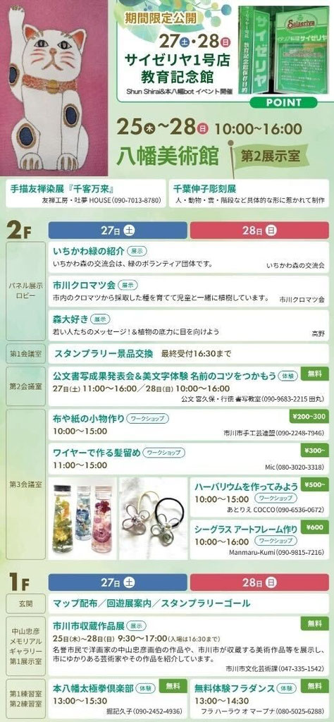 回遊展in八幡　本八幡　千葉県　市川市