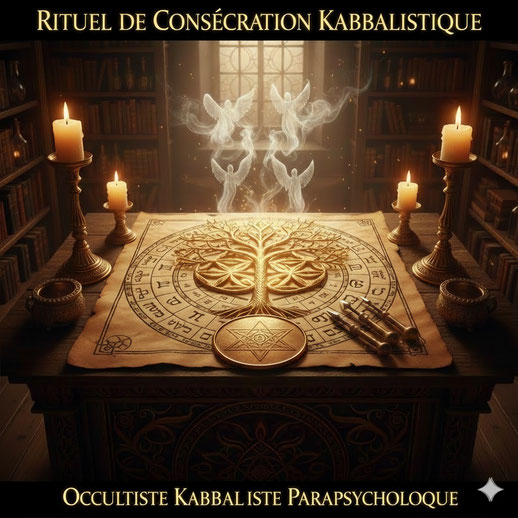 Grimoire kabbalistique ancien détaillant les sceaux de protection et les 72 Anges-Génies