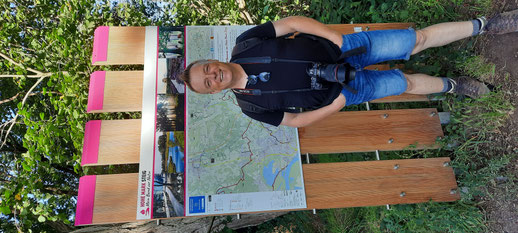 Am Startpunkt der Wanderung am Wanderparkplatz Bärenschleuse