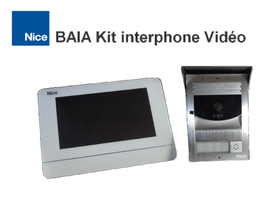 Kit interphone vidéo NICE BAIA