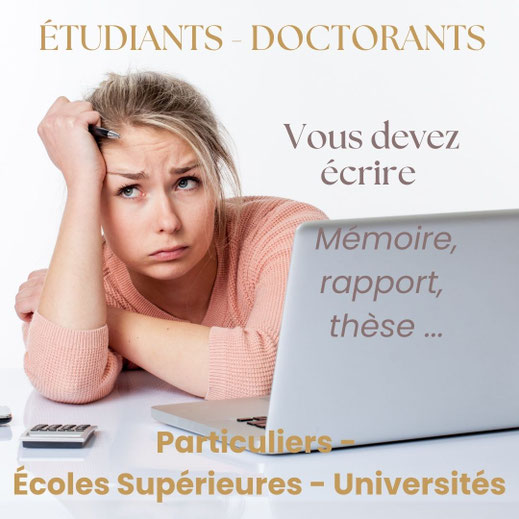 Etudiants - doctorants - finie l'angoisse de la page blanche