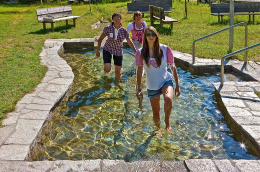Sentieri della salute di Riobianco - impianto Kneipp