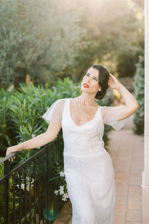 Robe de mariée élégante et vintage