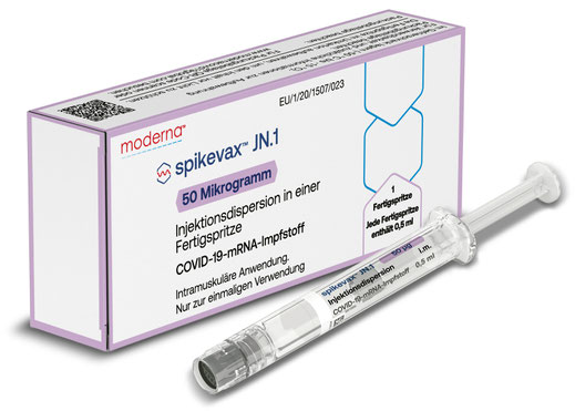 verpackung spikevax mit fertigspritze 