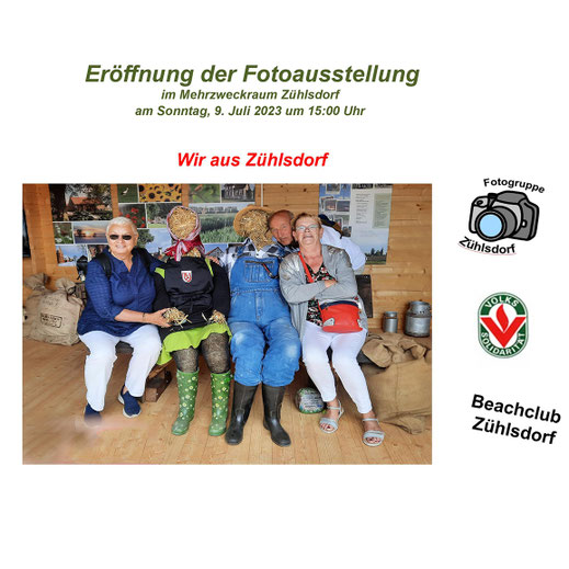 15 Uhr: Eröffnung der Fotoausstellung "Wir aus Zühlsdorf"