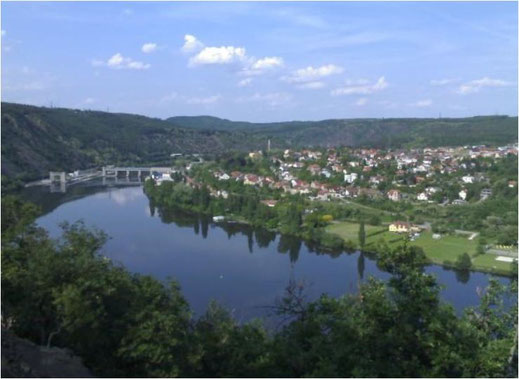 Talsperre Vrane in Tschechien