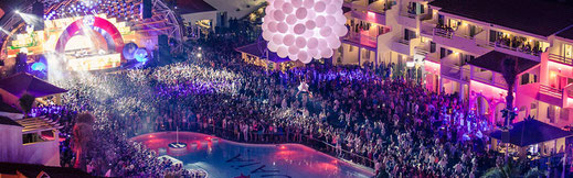 Party in Ushuaia club Ibiza