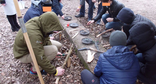 Zunder Feuermachen