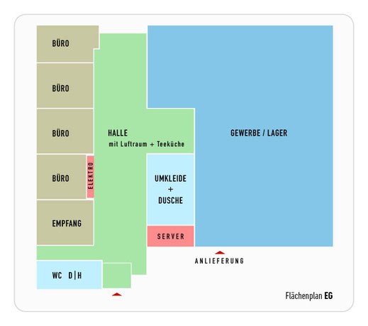 Hier ist eine Grafik des Flächenplanes EG zu sehen.
