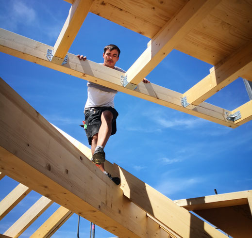 Holzbaumontage