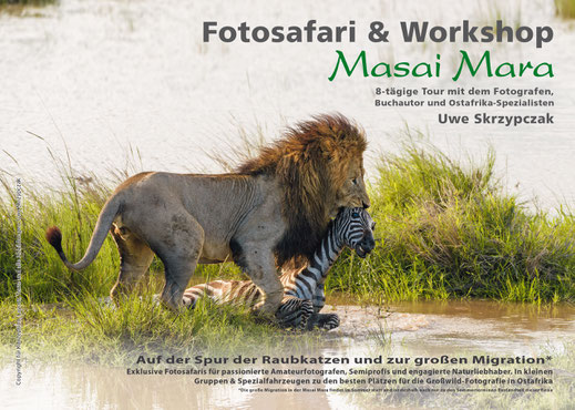 Fotosafari in der Masai Mara in Kenia