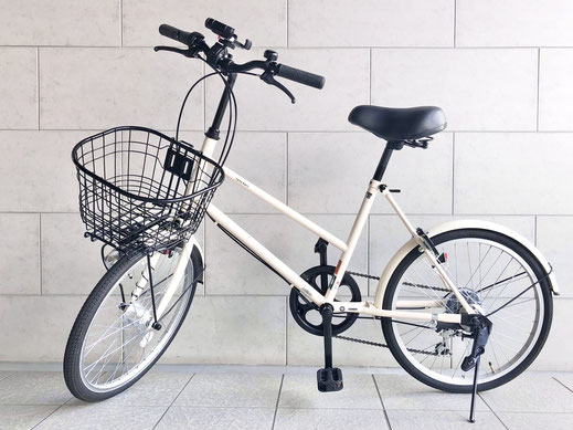 大阪城レンタサイクルのクロスタイプの20インチ自転車です。格安料金でご利用いただけます。電動アシスト自転車ではありません。