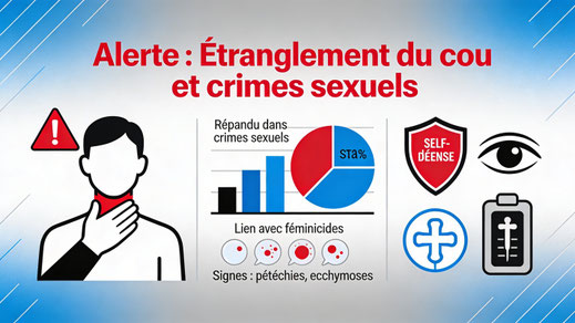 Etranglement du cou dans les crimes sexuels