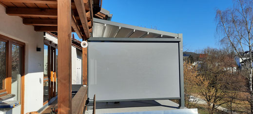 Faltdachpergola Pratic Fusion in Geiersthal, Niederbayern