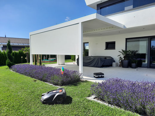 Terrassenüberdachung, Lamellendach in Tittling, Niederbayern