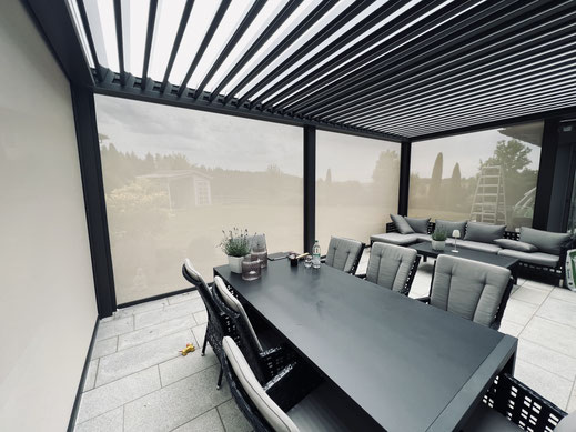 Lamellendach Pratic Opera in Grünwald, München