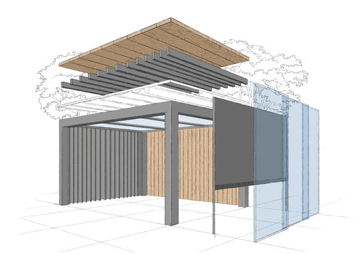 Individuell Konfiguration eines Glasdachs