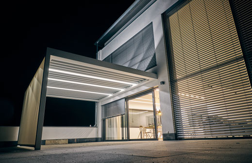 Terrassendach, Lamellendach Brustor B200XL in Landshut, Niederbayern