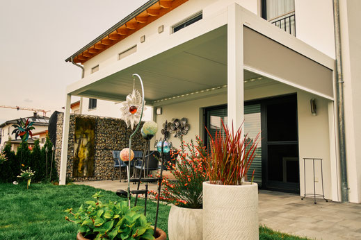 Terrassendach, Lamellendach Brustor B200XL in Eging am See, Niederbayern