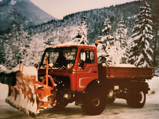 Winterdienst, Bischofswiesen, Fa. Bernhard Heitauer, Fuhrunternehmen Heitauer