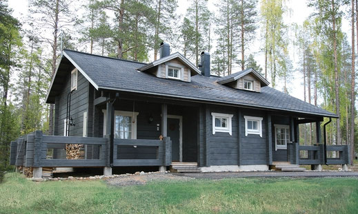 Maison bois N°7 - Chalet en kit, maison en bois.