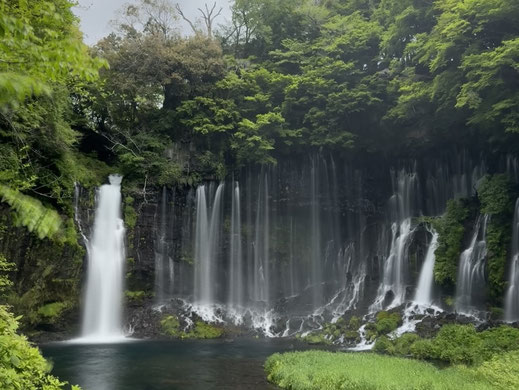 Shiraito Falls near Mt. Fuji in Fujinomiya, Shizuoka